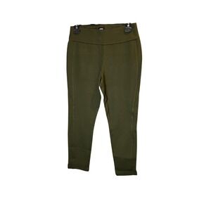 EXPRESS Olive Green High Waisted Ponte Pants Women's Size Medium Style EX006391